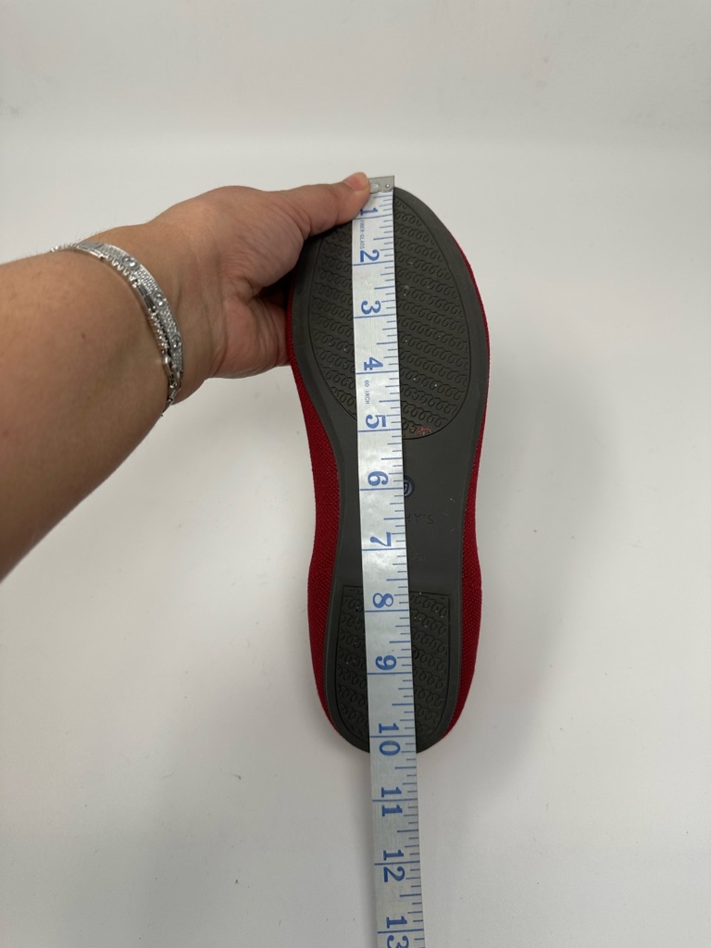 Rothy's The Flat Red Round Toe Slip-On Ballet Flat Size 9 - Picture 12 of 15